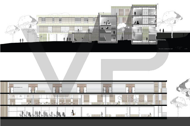 Parador de Palma de Mallorca - Planos sección constructiva DD